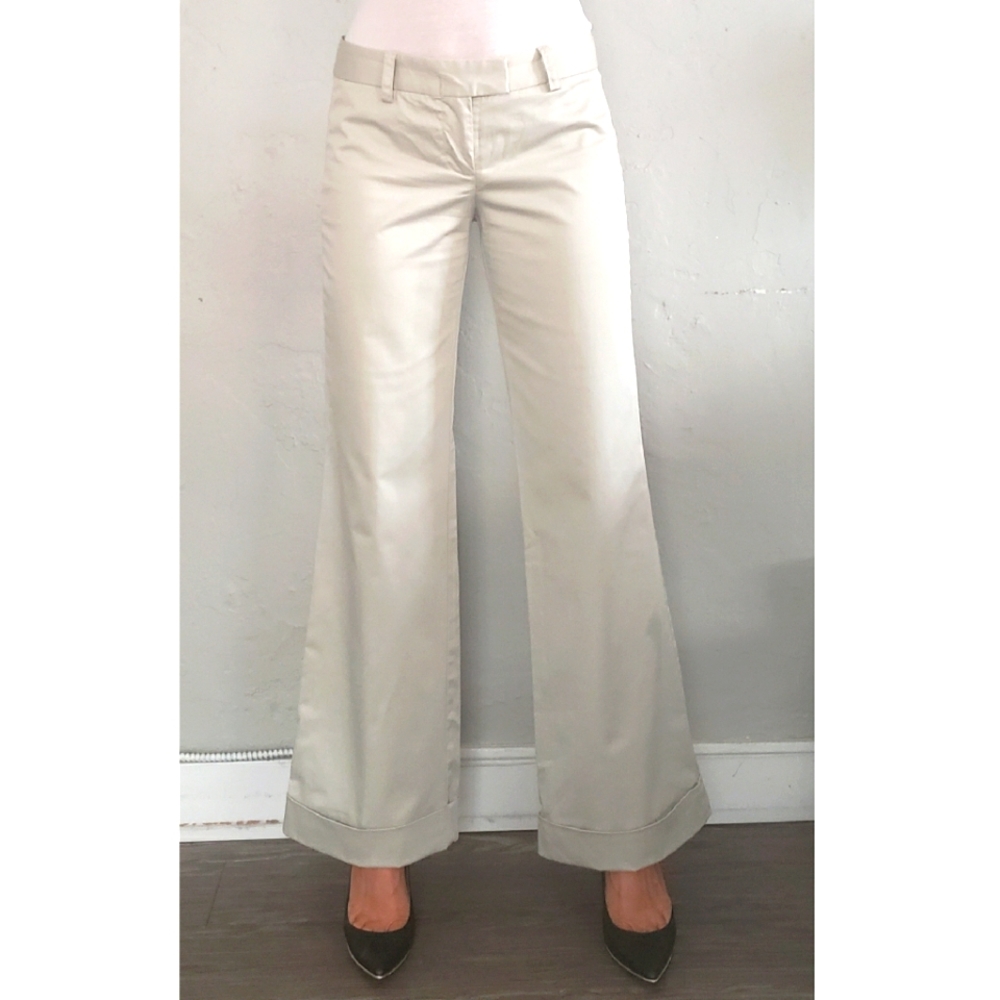 J-Crew Wide Leg Pants Size 2 Gray